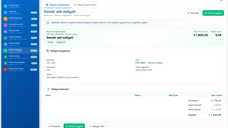 Product Costing and Rental Tracking Reports: Module Guide