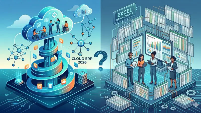 Cloud ERP vs Excel: 2026 Decision Guide for SMEs