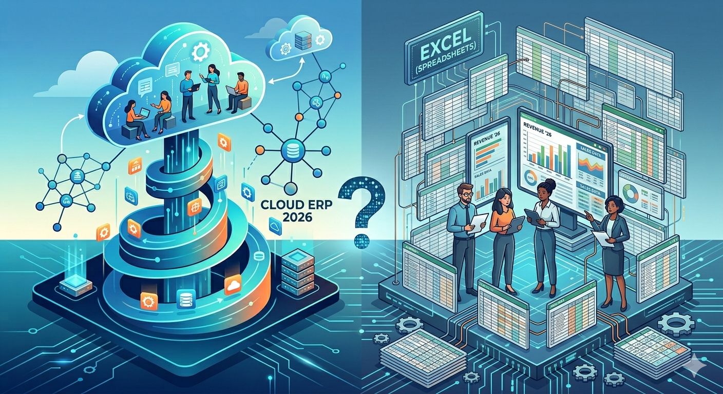 Cloud ERP vs Excel: 2026 Decision Guide for SMEs